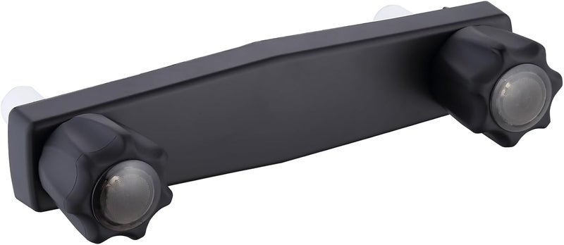 gcbcrit Mobile Home RV Shower Faucet, Shower Faucet for Matco-Norca 8 on Center Valves, 2 Valve 8 inch Wall Mount Shower Valve (Matte Black) - Image 1